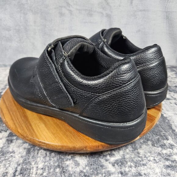 Orthofeet Broadway 510 Orthopedic Walking Shoes Black Leather Mens Size 10.5 4E main image 9